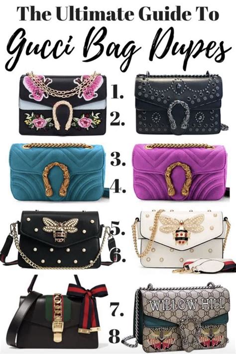 gucci bags dupes|gucci disco bag alternative.